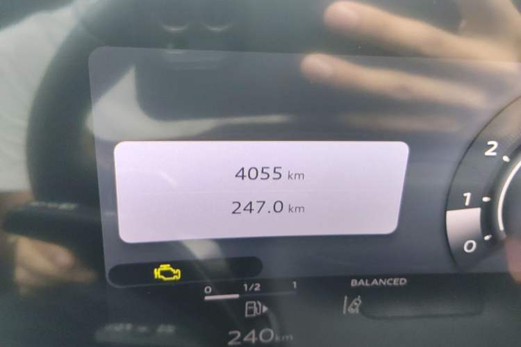 Used Audi A5L 2026 2.0T Sport Plus Odometer Close Up