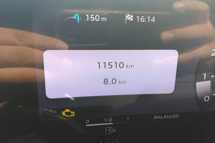 Used Audi A5L 2026 2.0T Sport Odometer Close Up