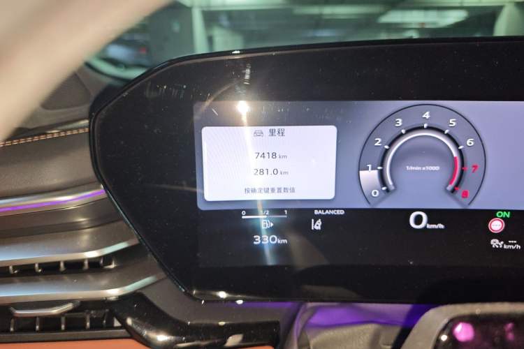 Used Audi A5L 2026 2.0T Sport Plus Odometer Close Up
