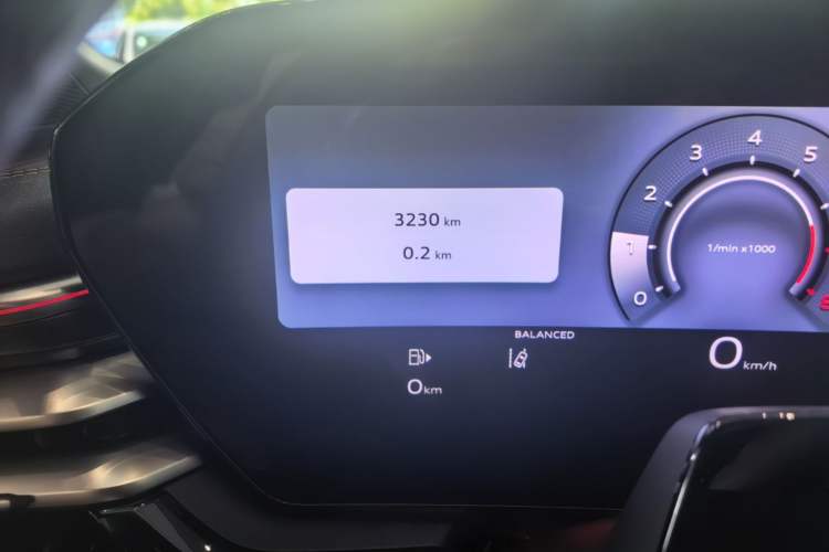 Used Audi A5L 2026 2.0T Sport Plus Odometer Close Up