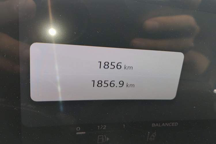 Used Audi A5L 2026 2.0T Sport Plus Odometer Close Up