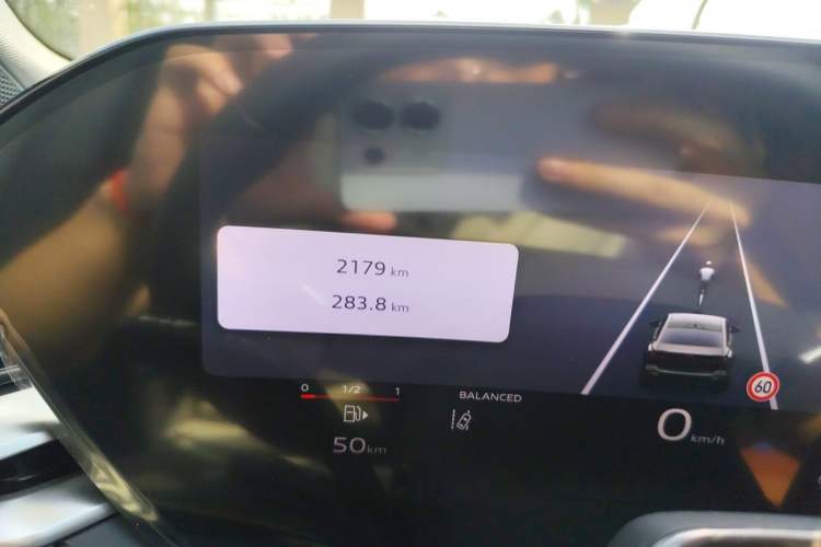 Used Audi A5L 2026 2.0T Sport Plus Odometer Close Up