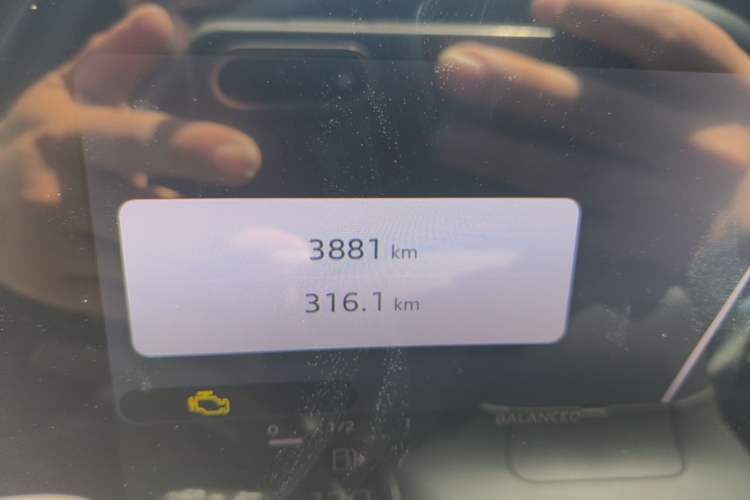 Used Audi A5L 2026 2.0T Sport Odometer Close Up