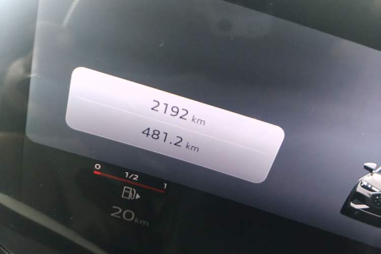 Used Audi A5L 2026 2.0T Sport quattro Odometer Close Up