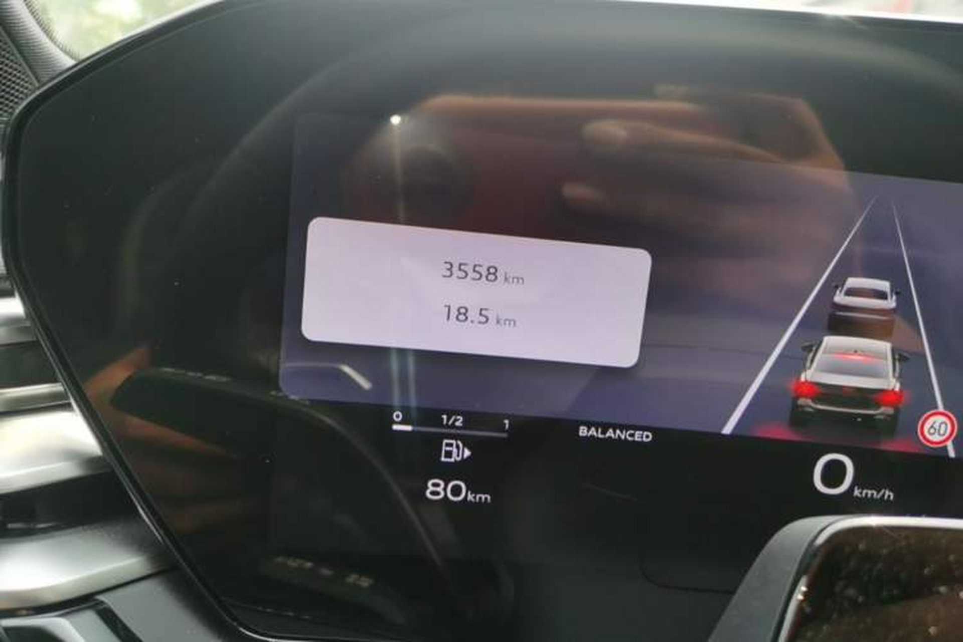 Used Audi A5L 2026 2.0T Sport quattro Odometer Close Up