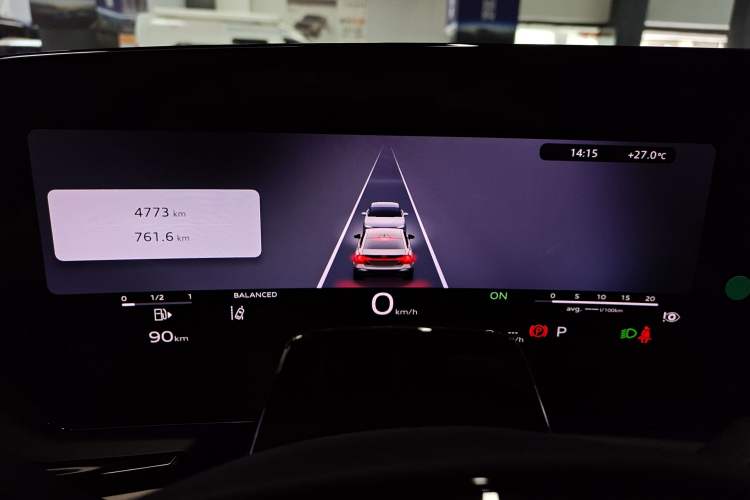 Used Audi A5L 2026 2.0T Sport Odometer Close Up