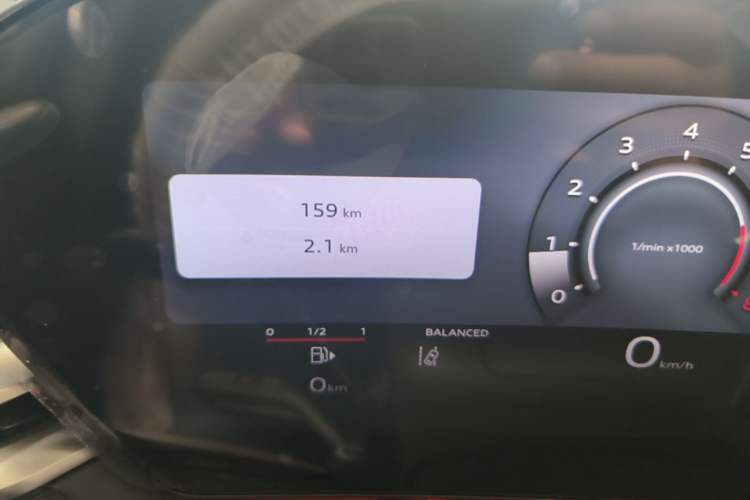 Used Audi A5L 2026 2.0T Sport Odometer Close Up