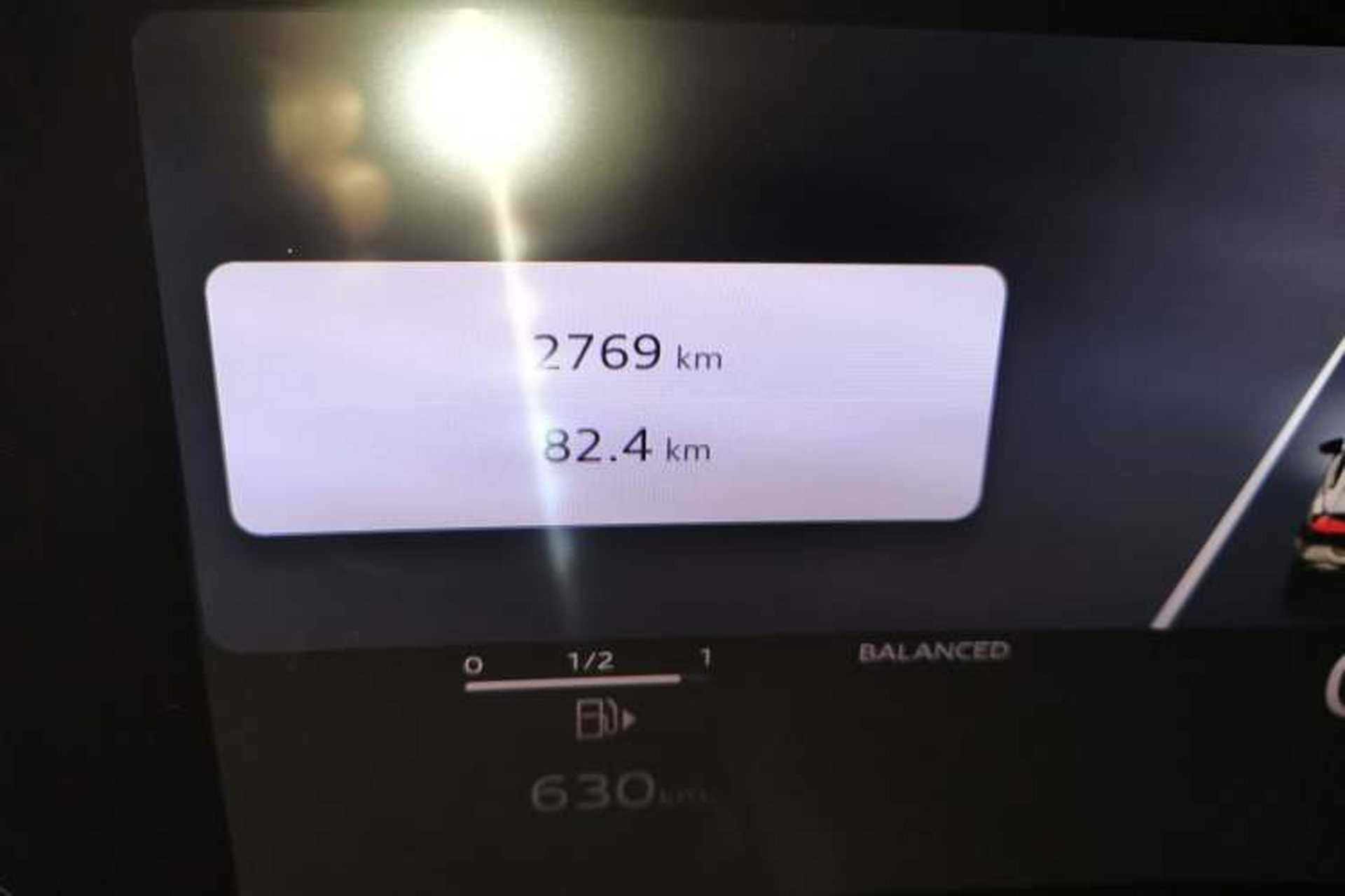 Used Audi A5L 2026 2.0T Sport Plus Odometer Close Up