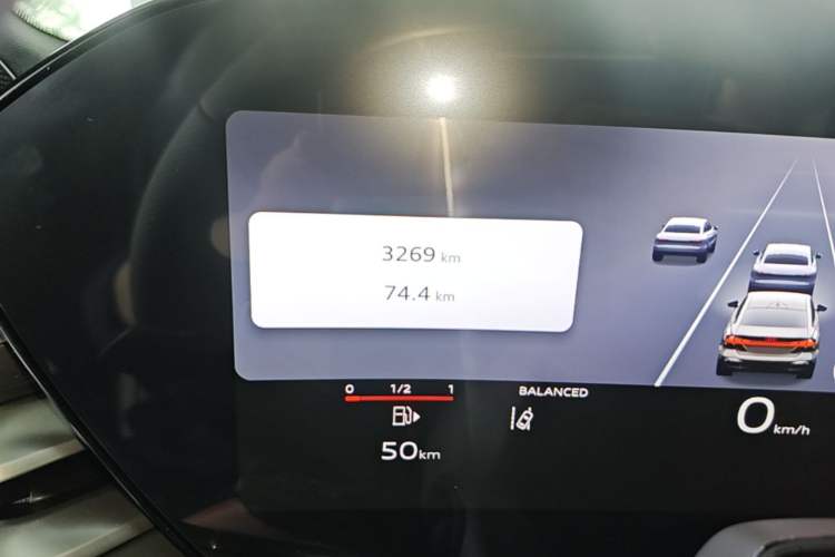 Used Audi A5L 2026 2.0T Sport quattro Odometer Close Up