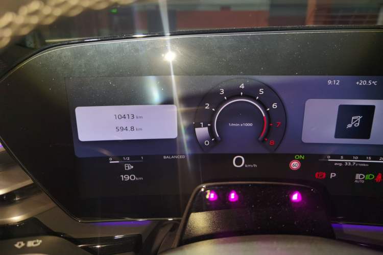Used Audi A5L Sportback 2026 TFSI 150kW Luxury Edition Odometer Close Up