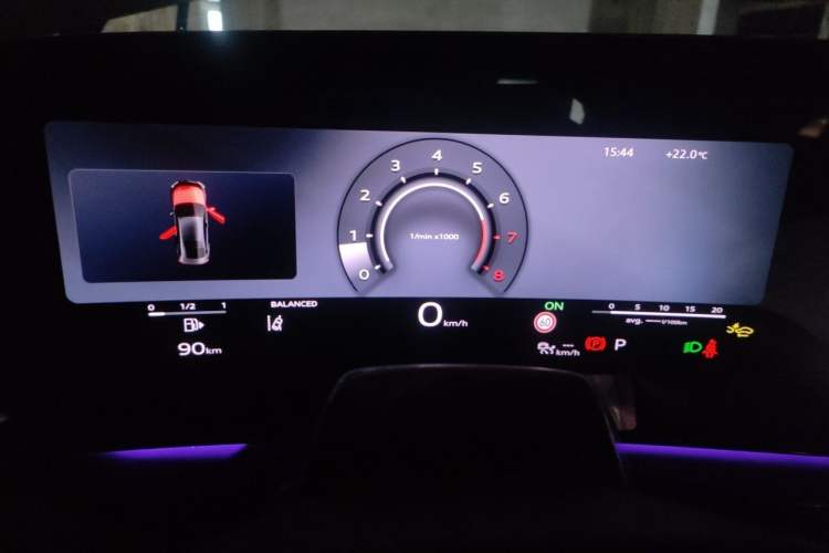 Used Audi A5L Sportback 2026 Model Range: TFSI quattro 150kW Red Fortune Limited Edition Instrument Cluster