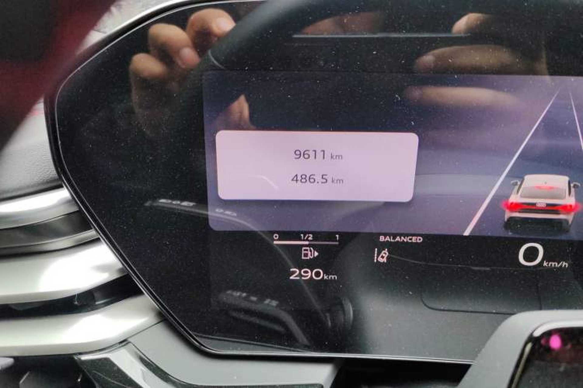 Used Audi A5L Sportback 2026 TFSI quattro 150kW First-Limited Edition Odometer Close Up
