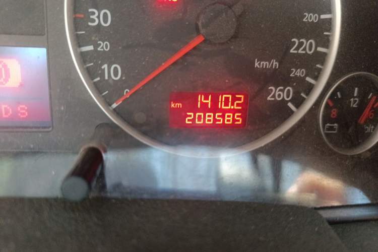 Used Audi A6 2004 1.8T automatic base model Odometer Close Up