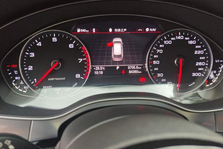 Used Audi A6 2015 3.0T allroad quattro Odometer Close Up