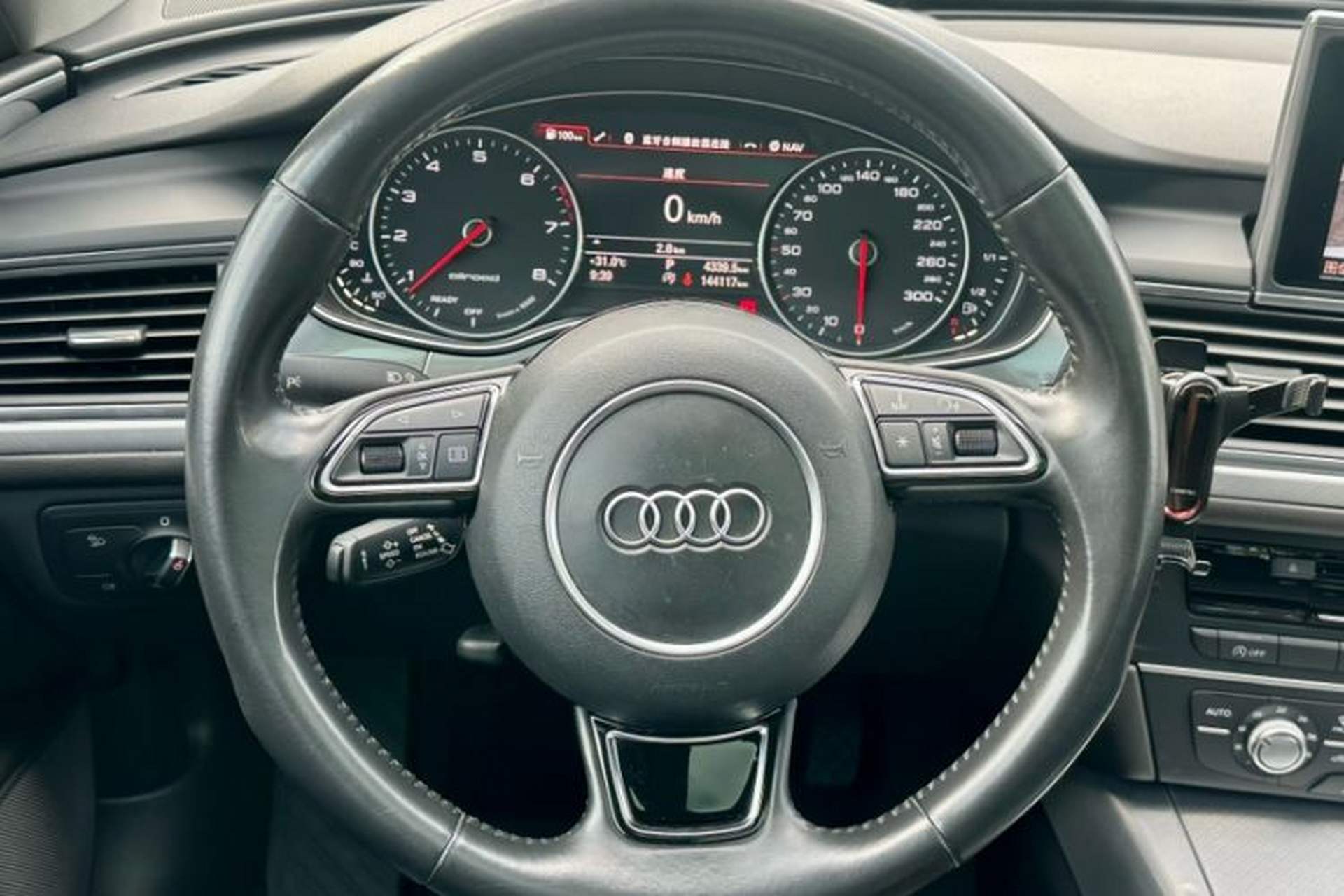 Used Audi A6 2015 3.0T allroad quattro Odometer Close Up