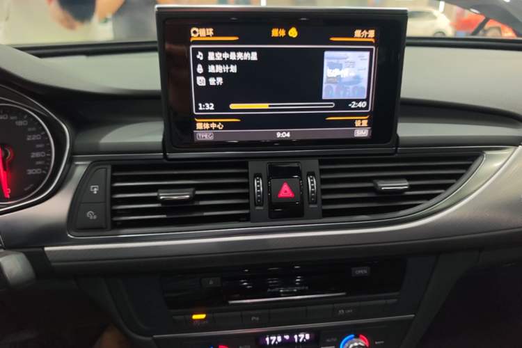 Used Audi A6 2017 Avant 40 TFSI Sport Edition Audio And AC Panel