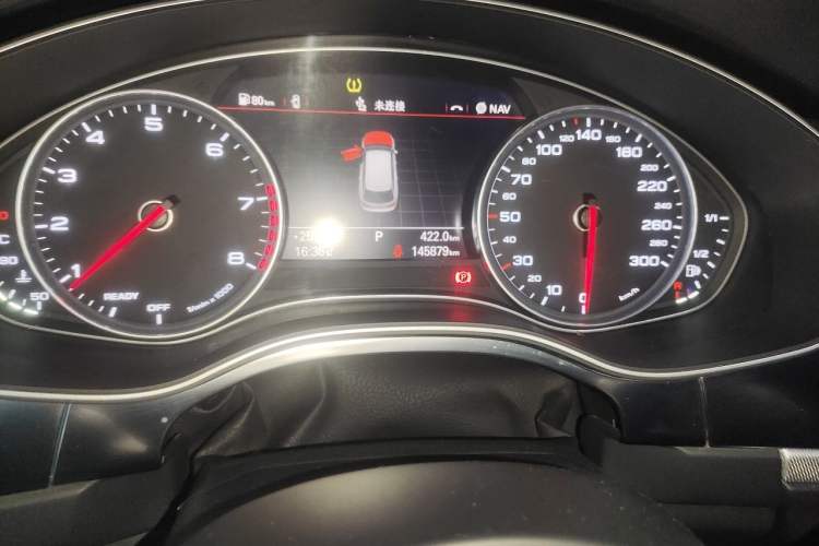 Used Audi A6 2017 Avant 40 TFSI Sport Edition Odometer Close Up