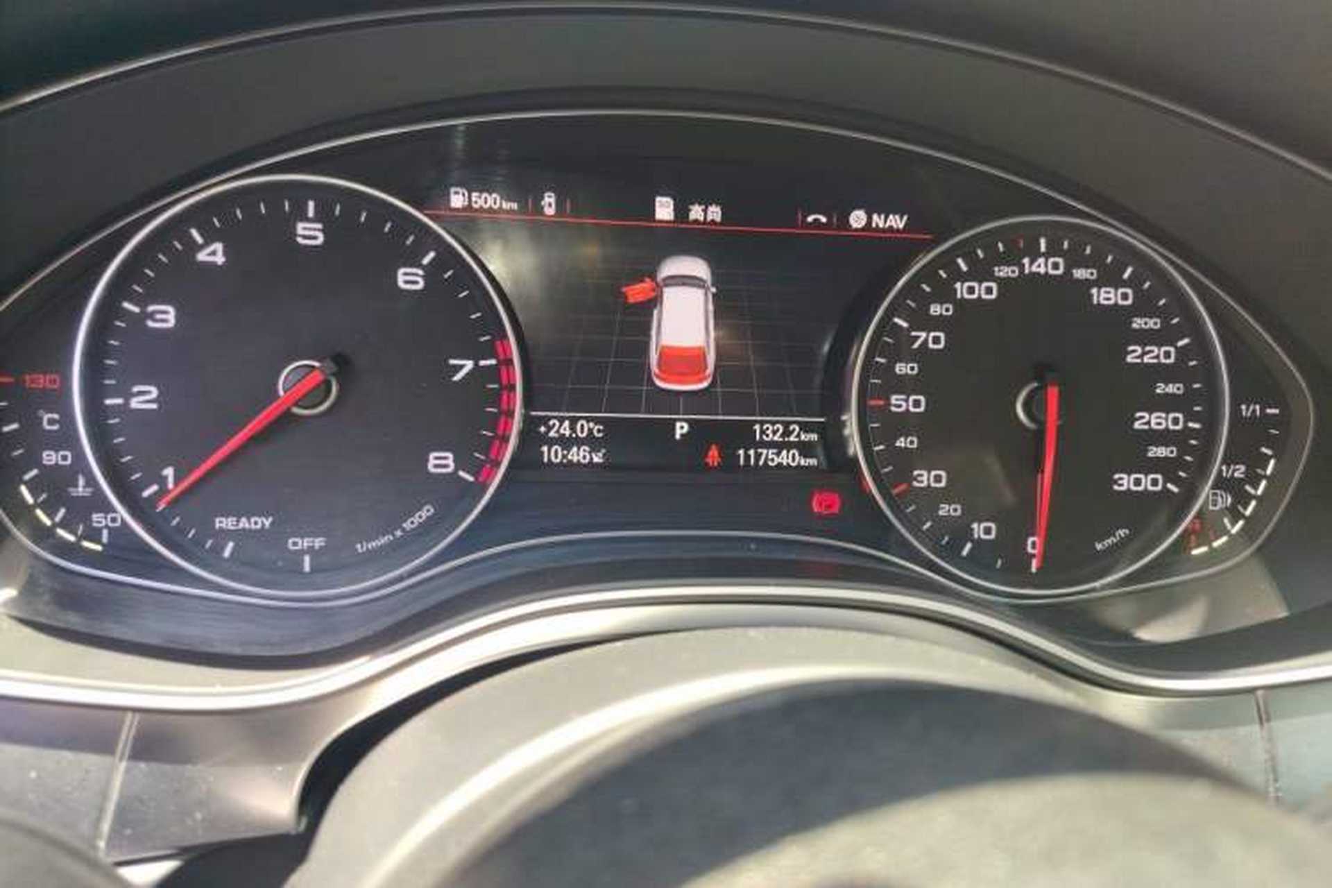 Used Audi A6 2017 Avant 40 TFSI Sport Edition Odometer Close Up