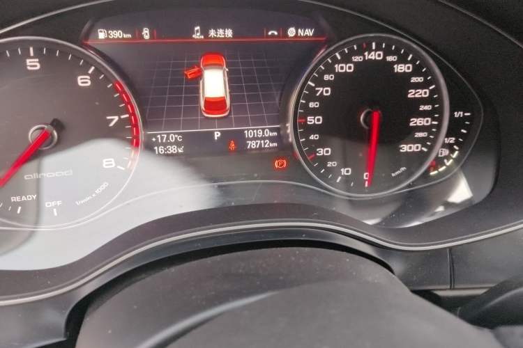 Used Audi A6 2017 3.0T allroad quattro Odometer Close Up