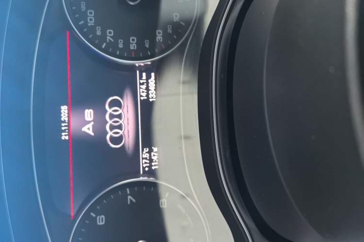 Used Audi A6 2017 Avant 40 TFSI Sport Edition Odometer Close Up