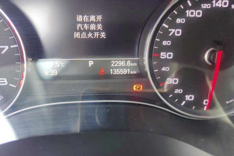 Used Audi A6 2017 3.0T allroad quattro Odometer Close Up