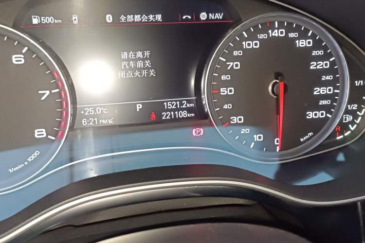 Used Audi A6 2017 Avant 35 TFSI Fashion Model Odometer Close Up