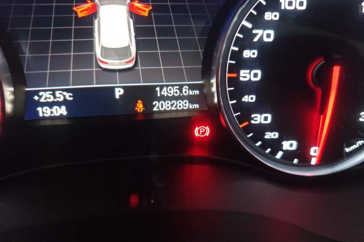 Used Audi A6 2018 3.0T allroad quattro Odometer Close Up
