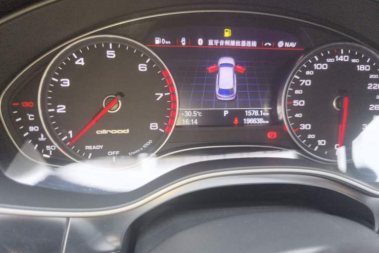 Used Audi A6 2018 3.0T allroad quattro Odometer Close Up