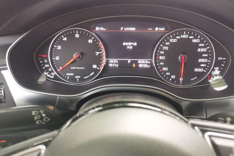 Used Audi A6 2018 3.0T allroad quattro Odometer Close Up