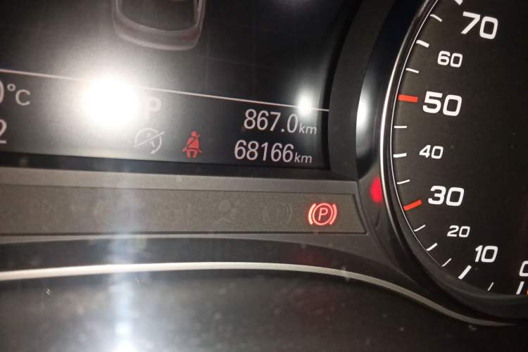 Used Audi A6 2018 3.0T allroad quattro Odometer Close Up