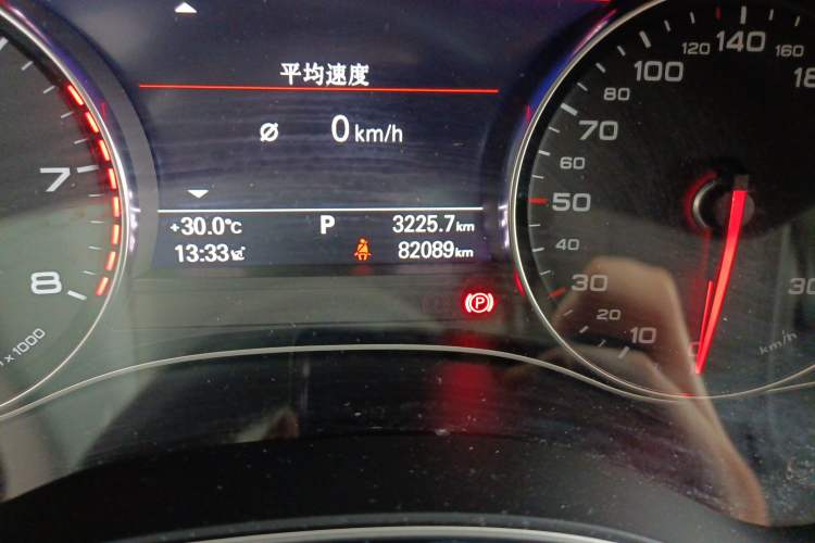 Used Audi A6 2018 3.0T allroad quattro Odometer Close Up