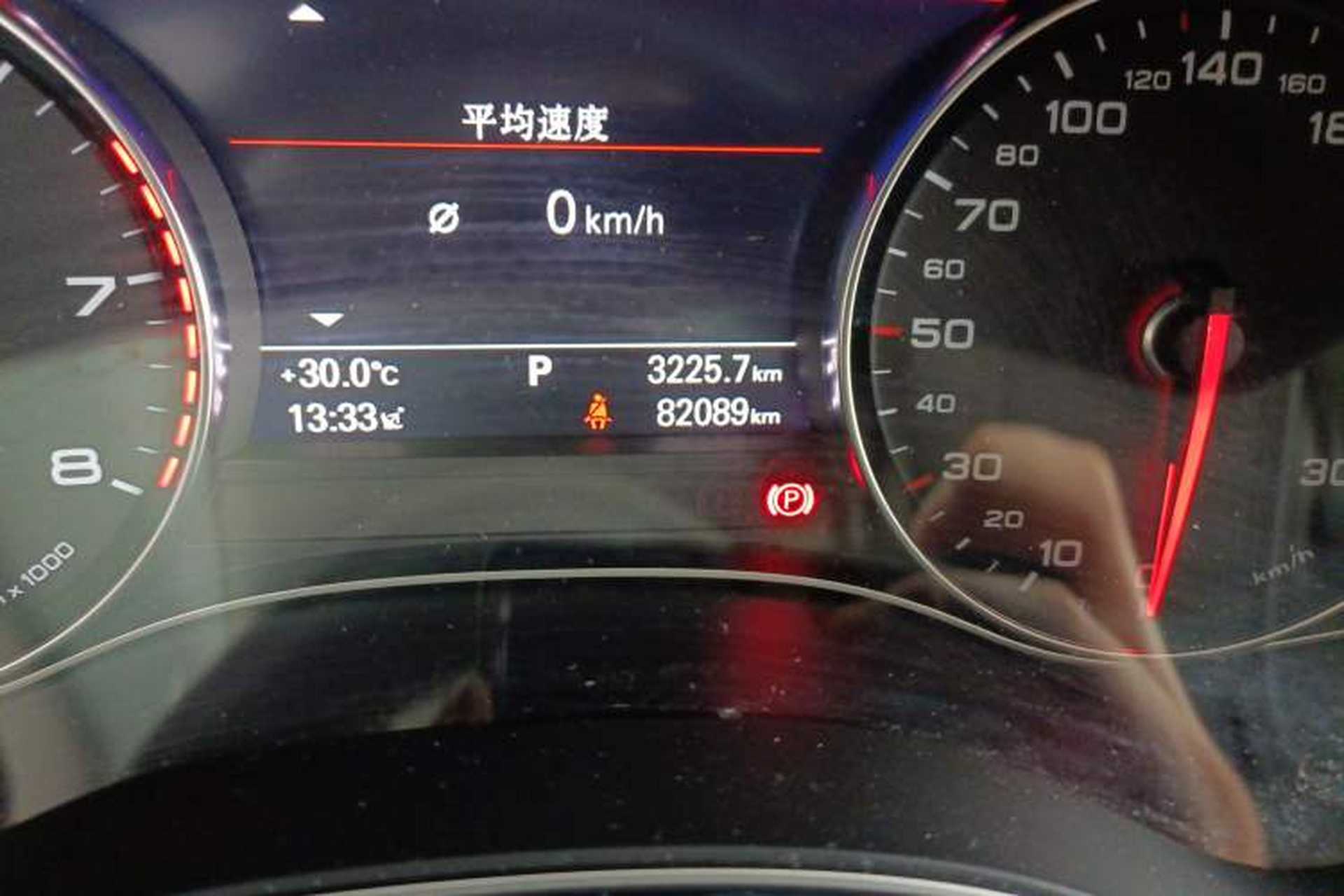 Used Audi A6 2018 3.0T allroad quattro Odometer Close Up
