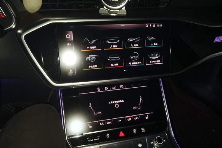 Used Audi A6 2020 allroad quattro Explorer 55 TFSI Prestige Off-Road Model Audio And AC Panel