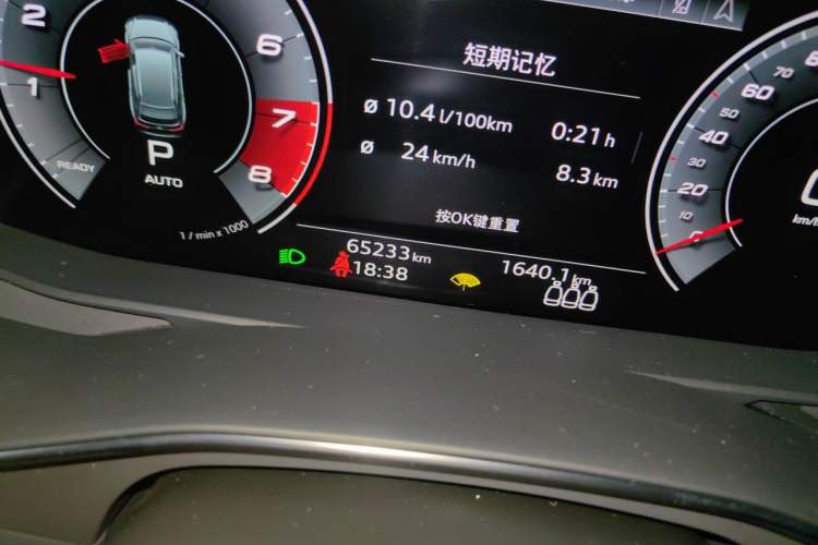 Used Audi A6 2020 Avant Futurist 45 TFSI Prestige Dynamic Edition Odometer Close Up