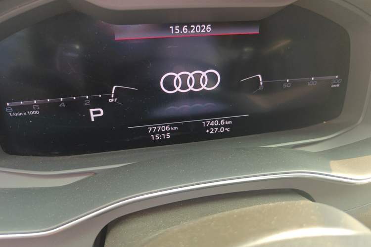 Used Audi A6 2020 allroad quattro Explorer 55 TFSI Prestige Off-Road Model Odometer Close Up