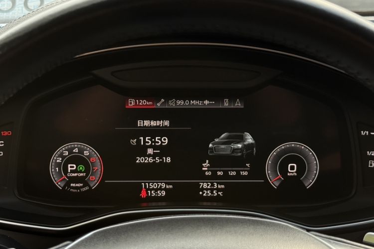 Used Audi A6 2020 Avant Futurist 40 TFSI Luxury Dynamic Model Odometer Close Up