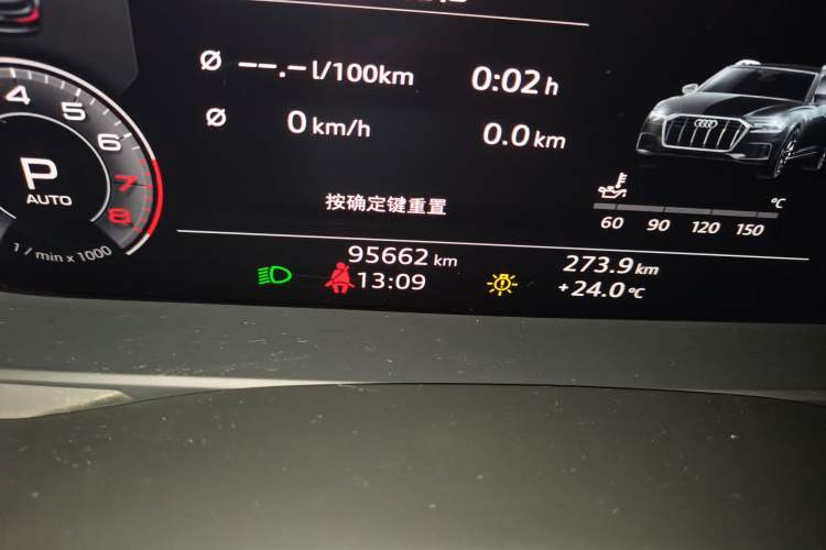 Used Audi A6 2020 allroad quattro Explorer 55 TFSI Prestige Off-Road Model Odometer Close Up