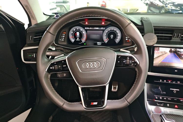 Used Audi A6 2020 allroad quattro Explorer 55 TFSI Prestige Off-Road Model Steering Wheel