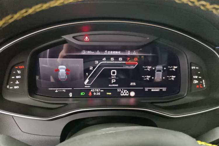 Used Audi A6 2020 allroad quattro Explorer 55 TFSI Prestige Off-Road Model Odometer Close Up