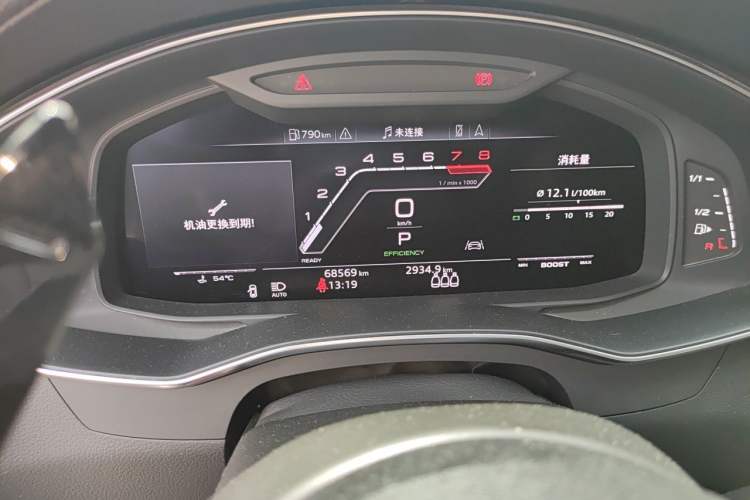 Used Audi A6 2020 allroad quattro Explorer 55 TFSI Prestige Off-Road Model Odometer Close Up