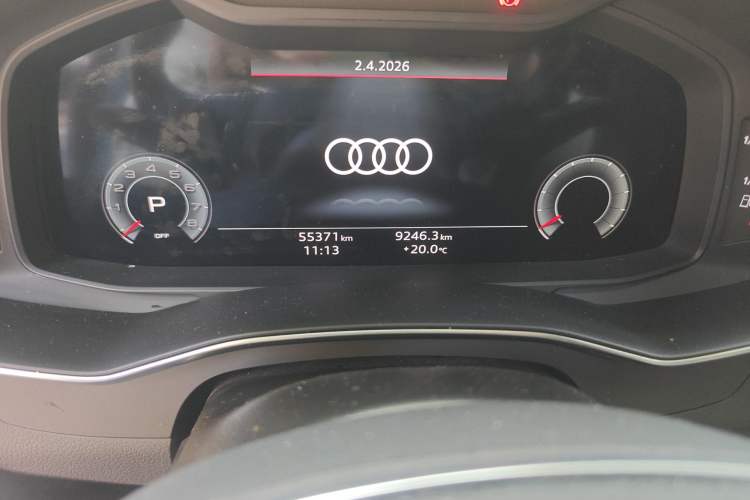 Used Audi A6 2020 Avant Futurist 45 TFSI Prestige Dynamic Edition Odometer Close Up