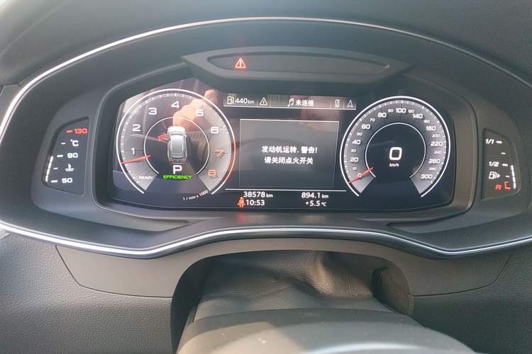 Used Audi A6 2020 allroad quattro Explorer 55 TFSI Prestige Off-Road Model Odometer Close Up