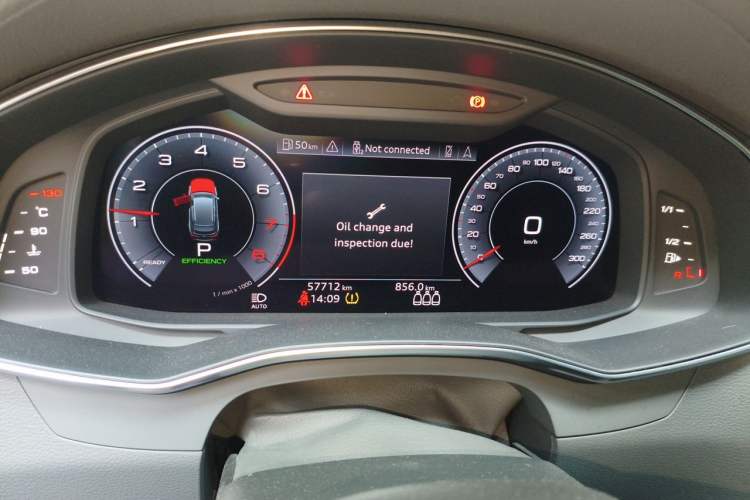 Used Audi A6 2020 Avant Futurist 45 TFSI Prestige Dynamic Edition Odometer Close Up