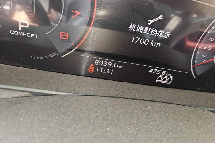 Used Audi A6 2020 Avant Futurist 40 TFSI Luxury Dynamic Model Odometer Close Up