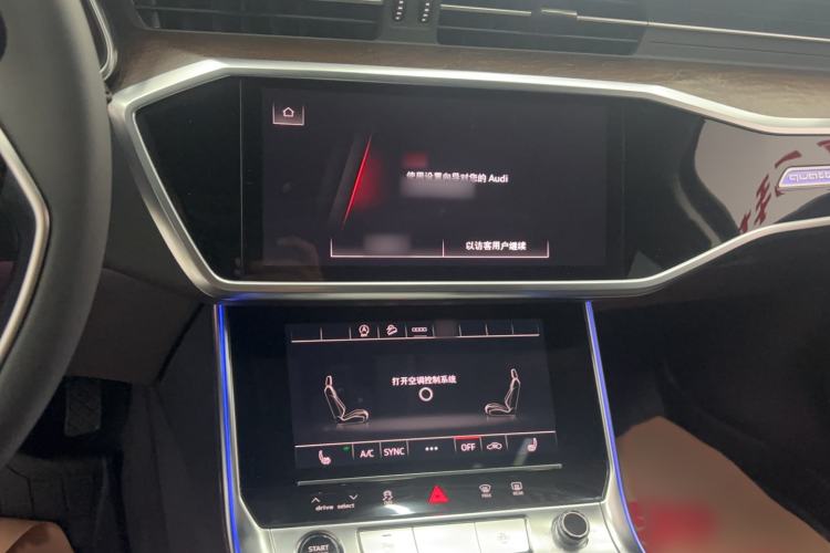 Used Audi A6 2021 allroad quattro Explorer 55 TFSI Prestige Off-Road Model Audio And AC Panel