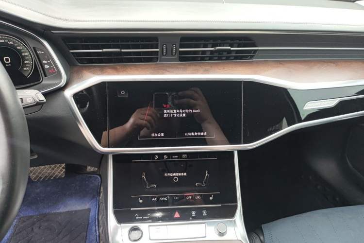 Used Audi A6 2021 allroad quattro Explorer 55 TFSI Prestige Off-Road Model Audio And AC Panel