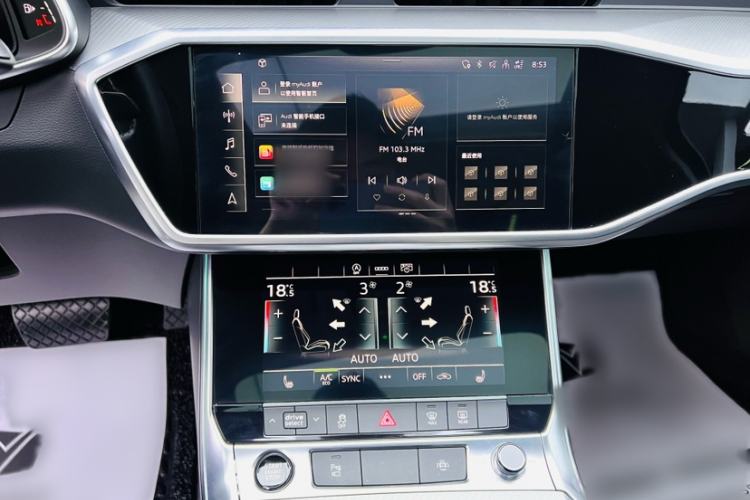Used Audi A6 2021 Avant Avant-garde 45 TFSI Prestige Dynamic Edition Audio And AC Panel