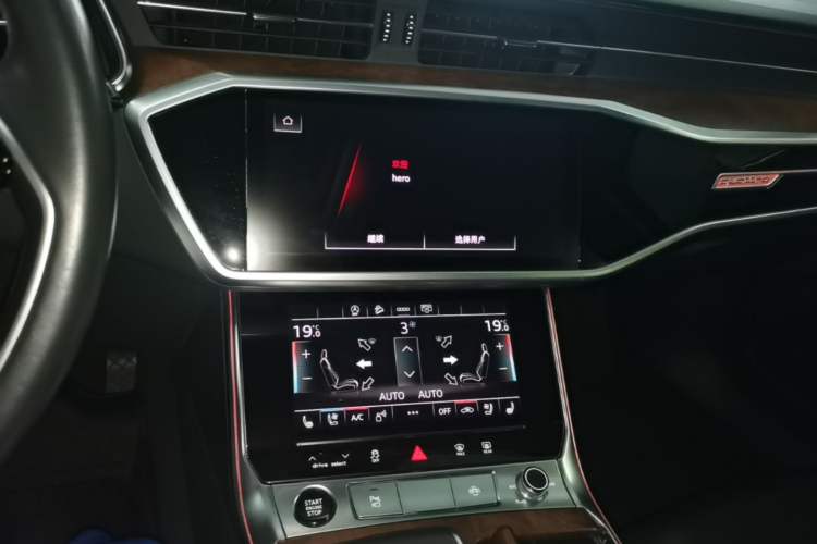 Used Audi A6 2021 allroad quattro Explorer 55 TFSI Prestige Off-Road Model Audio And AC Panel