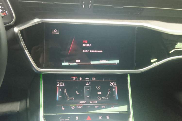 Used Audi A6 2021 allroad quattro Explorer 55 TFSI Prestige Off-Road Model Audio And AC Panel