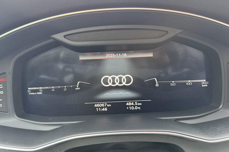 Used Audi A6 2021 Avant Futurist 40 TFSI Luxury Dynamic Model Odometer Close Up